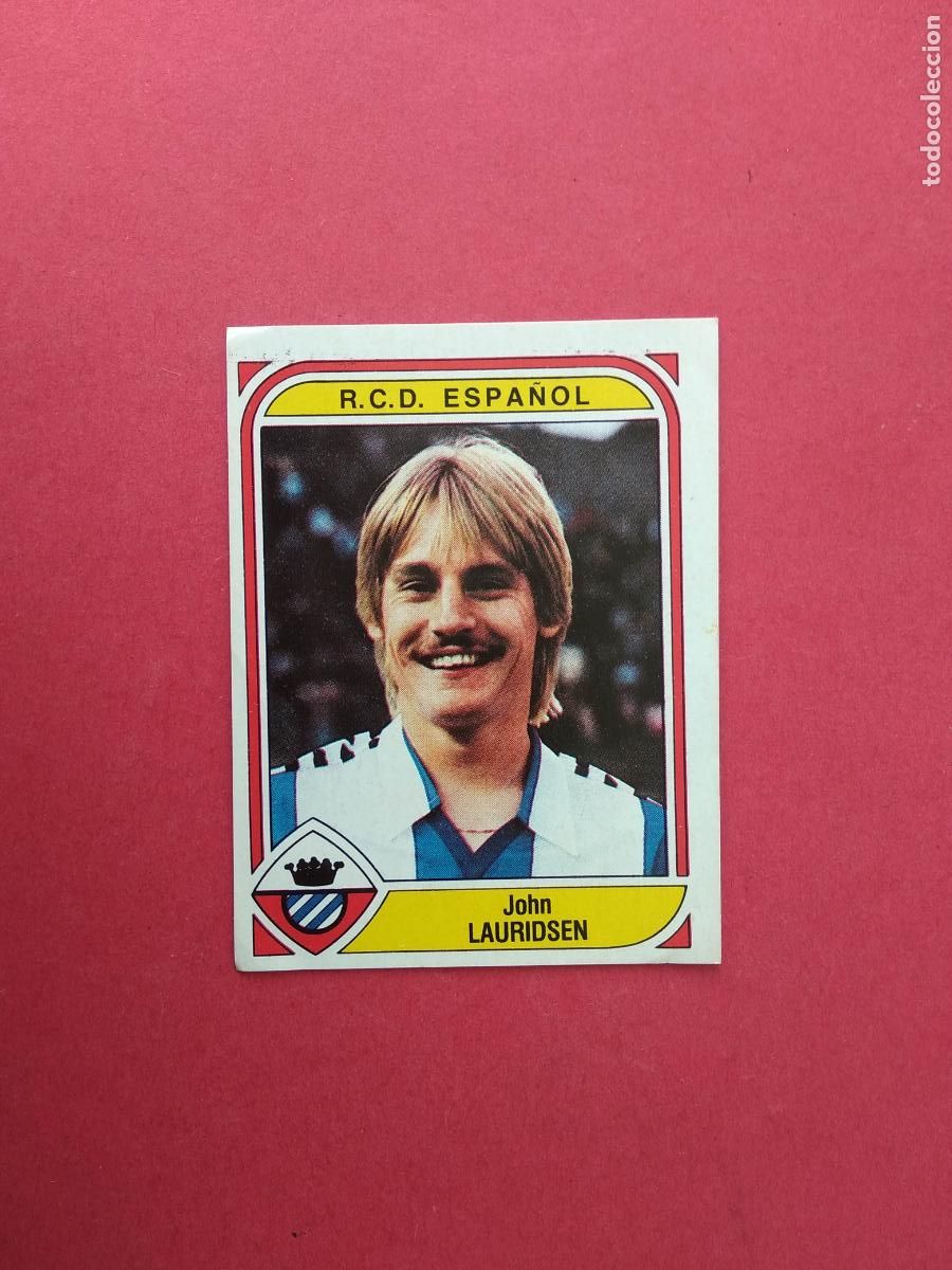 Cromos de F&uacute;tbol: PANINI FUTBOL LIGA 83 84 1983 1984 CROMO NUNCA PEGADO N&ordm; 102 LAURIDSEN ESPA&Ntilde;OL