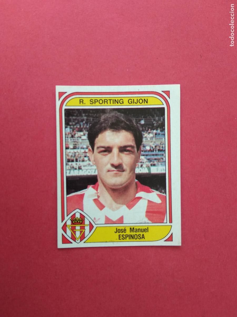 Cromos de F&uacute;tbol: PANINI FUTBOL LIGA 83 84 1983 1984 CROMO NUNCA PEGADO N&ordm; 117 ESPINOSA SPORTING DE GIJON