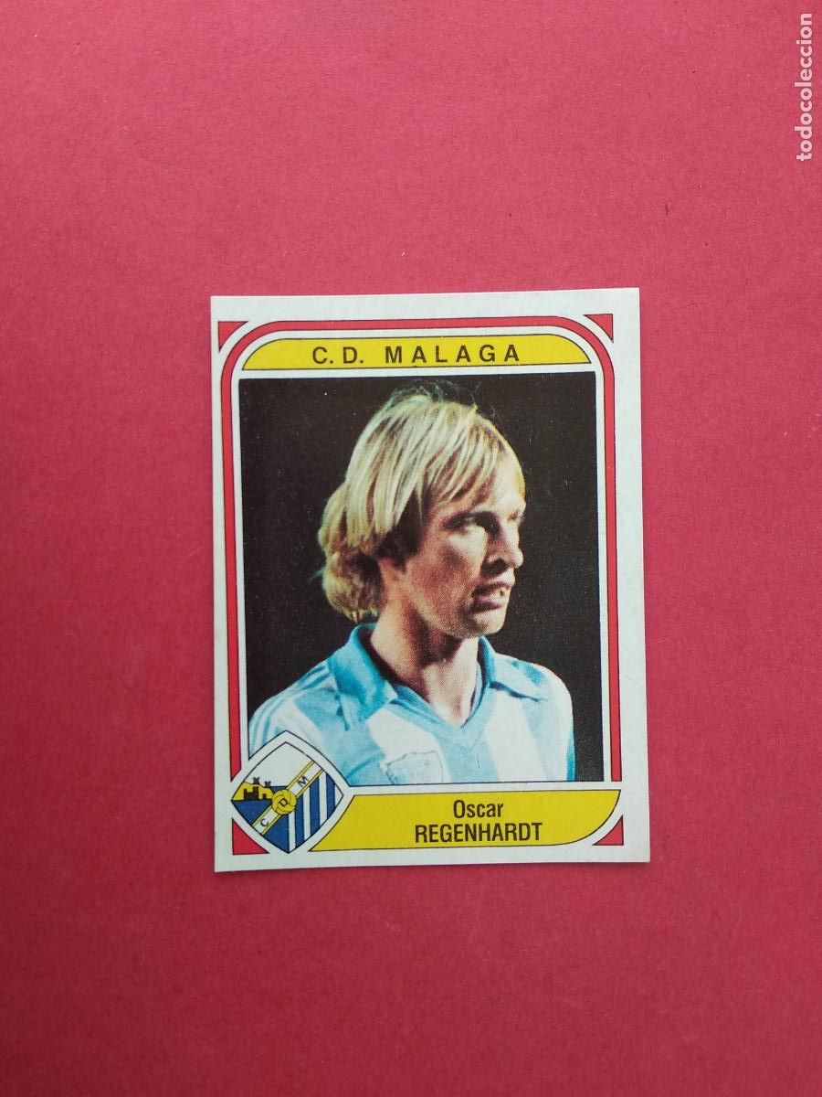 Cromos de F&uacute;tbol: PANINI FUTBOL LIGA 83 84 1983 1984 CROMO NUNCA PEGADO N&ordm; 137 REGENHARDT MALAGA