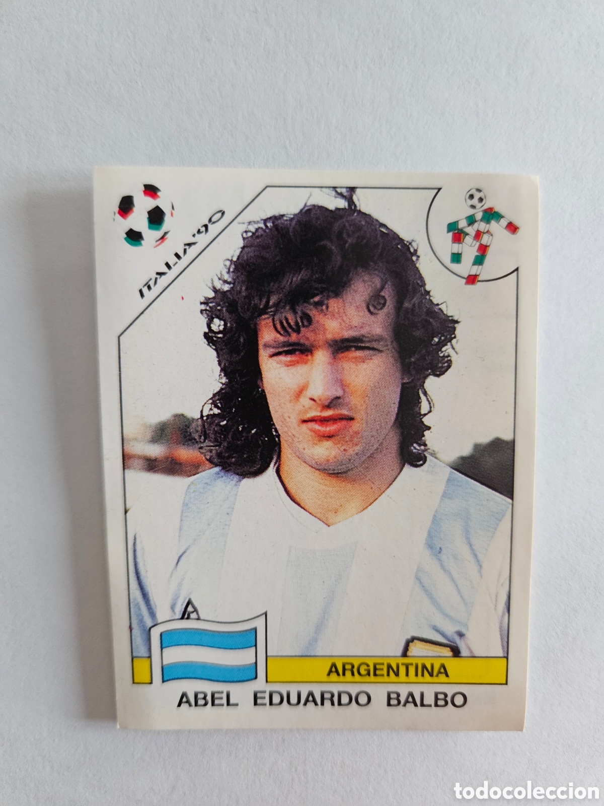 Cromos de F&uacute;tbol: N&deg;130 Abel Eduardo Balbo (Argentina) Mundial Italia 90 PANINI. Nunca pegado