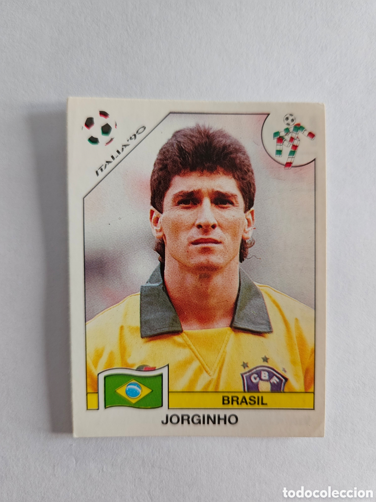 Cromos de F&uacute;tbol: JORGINHO SELECCION BRASIL 201 MUNDIAL ITALIA 1990 90 PANINI NUNCA PEGADO SIN PEGAR
