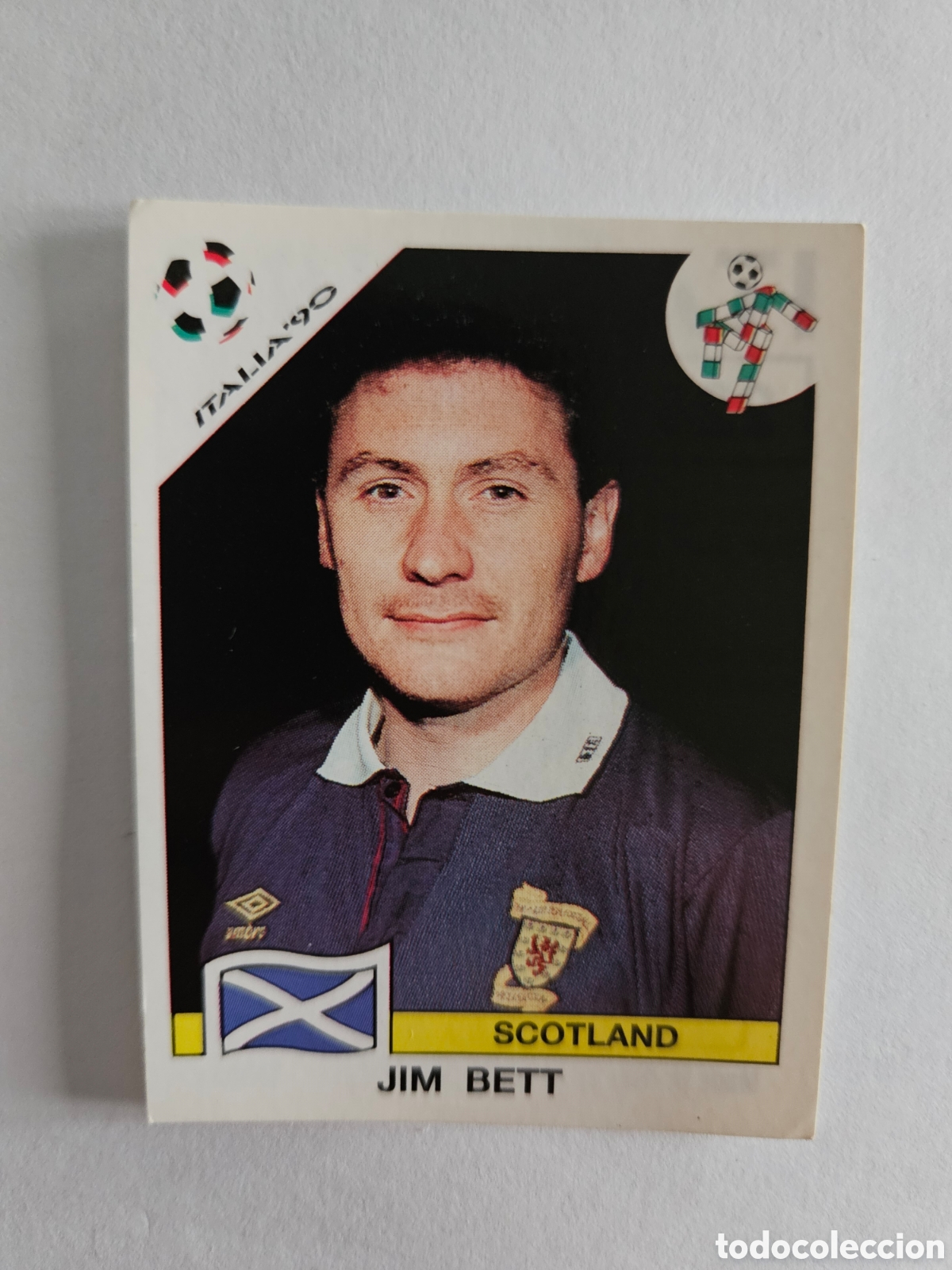 Cromos de Futebol: CROMO SIN PEGAR FUTBOL 90 PANINI MUNDIAL ITALIA 1990 ESCOCIA 225 JIM BETT