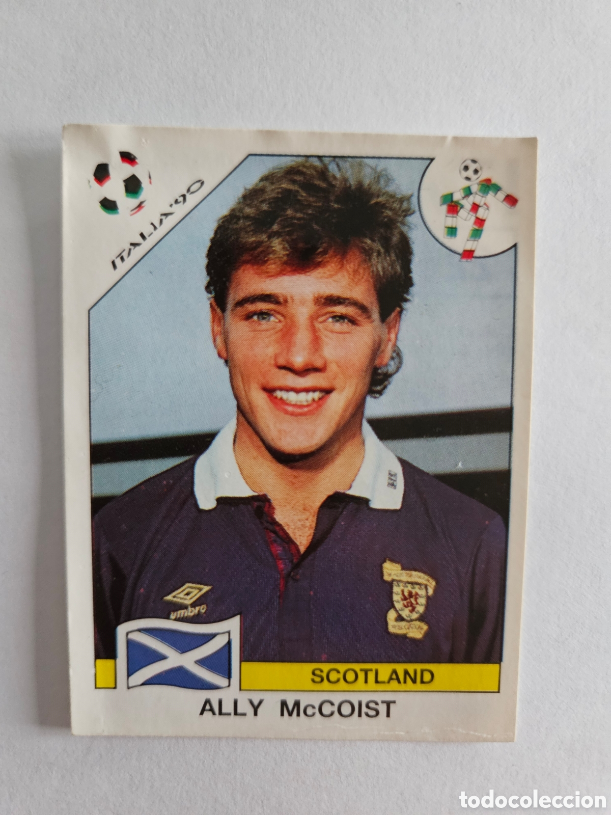 Cromos de Futebol: ALLY McCOIST ESCOCIA 226 MUNDIAL ITALIA 1990 90 PANINI NUNCA PEGADO SIN PEGAR