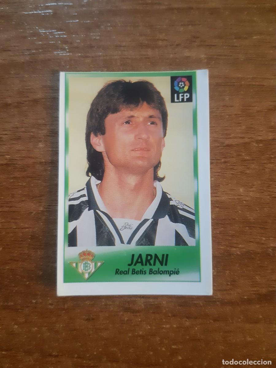 Cartes &agrave; collectionner de Football: N&deg;21 Jarni (Betis) Liga 96-97 BOLLYCAO. Trasera normal. Nunca pegado, sin pegar