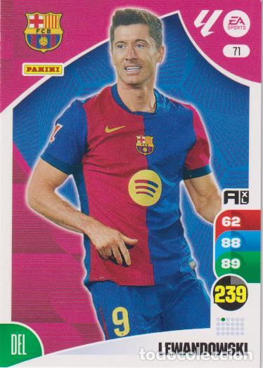 Cartes &agrave; collectionner de Football: LEWANDOWSKI - FUTBOL CLUB BARCELONA - PANINI ADRENALYN XL LA LIGA 2024-25