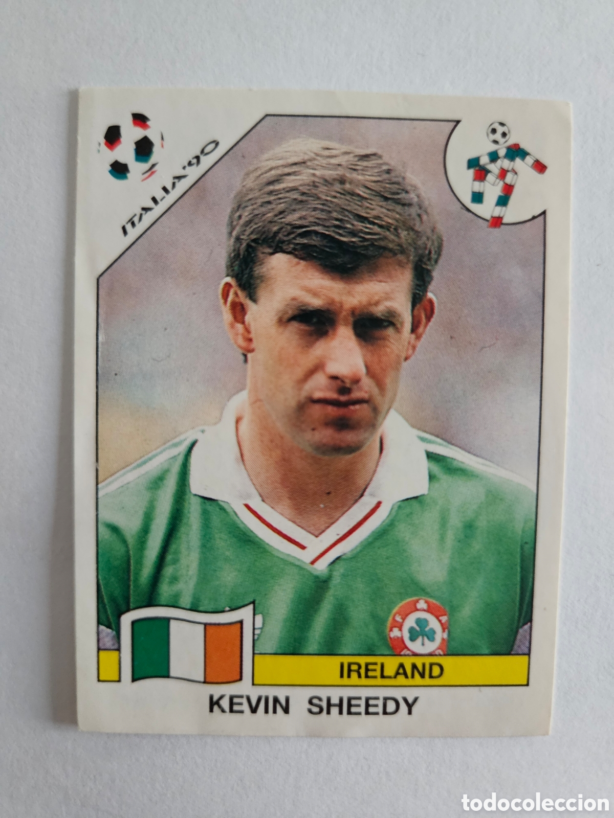 Cartes &agrave; collectionner de Football: KEVIN SHEEDY SELECCION IRLANDA 434 MUNDIAL ITALIA 90 PANINI NUNCA PEGADO SIN PEGAR