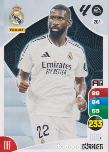 Cartes &agrave; collectionner de Football: R&Uuml;DIGER - REAL MADIRD CLUB DE FUTBOL - PANINI ADRENALYN XL LA LIGA 2024-25