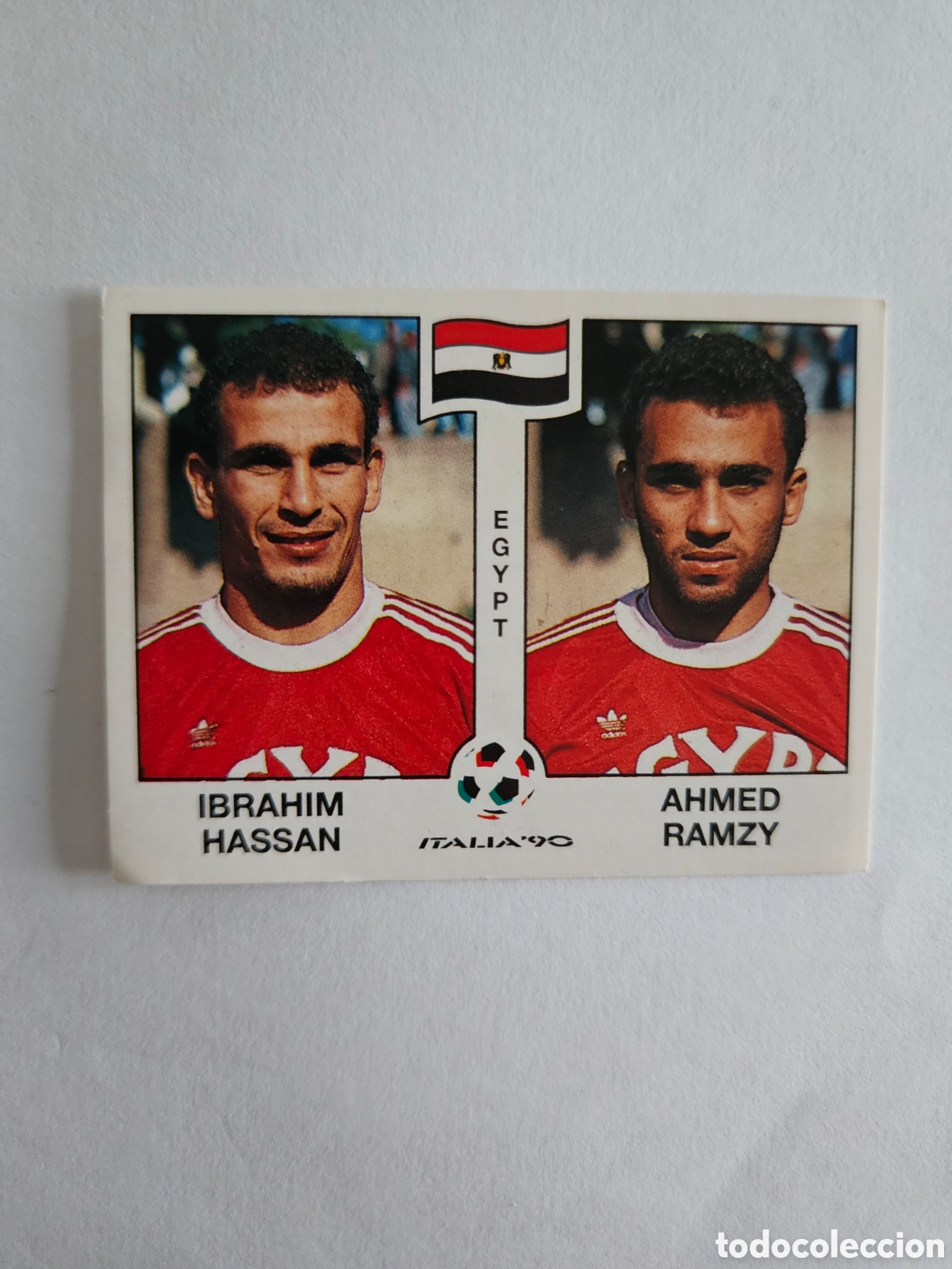 Cromos de Futebol: MUNDIAL ITALIA 90 PANINI - 442 EGIPTO - RAMZY HASSAN - SIN PEGAR