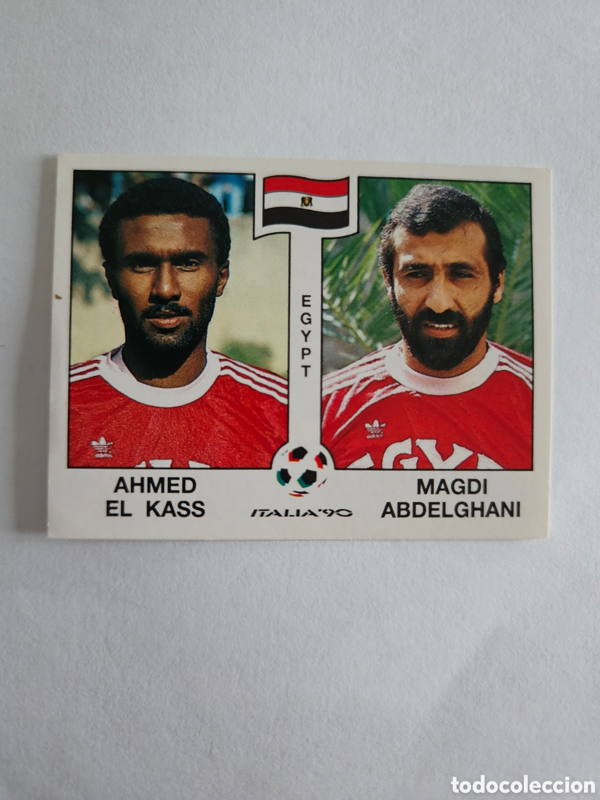 Cromos de Futebol: AHMED EL KASS - MAGDI ABDELGHANI EGIPTO 445 MUNDIAL ITALIA 1990 90 PANINI NUNCA PEGADO SIN PEGAR