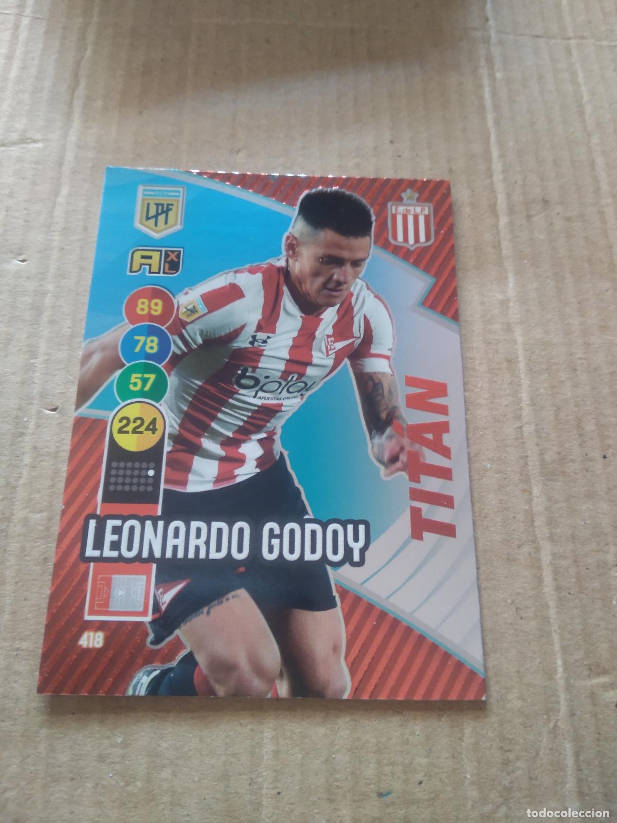 Cromos de F&uacute;tbol: 418 LEONARDO GODOY ESTUDIANTES CROMO FUTBOL ARGENTINO PANINI LIGA ARGENTINA 2021 ADRENALYN
