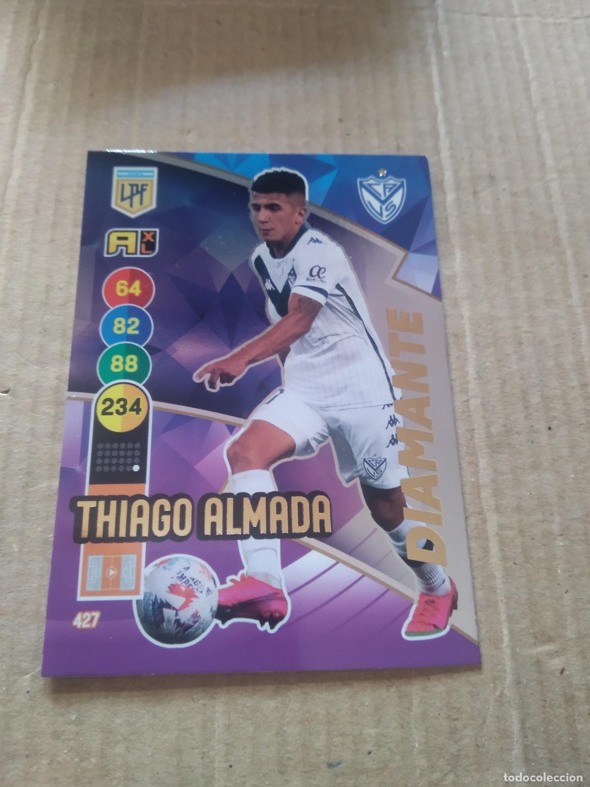 Cromos de F&uacute;tbol: 427 THIAGO ALMADA ROOKIE VELEZ CROMO FUTBOL ARGENTINO PANINI LIGA ARGENTINA 2021 ADRENALYN