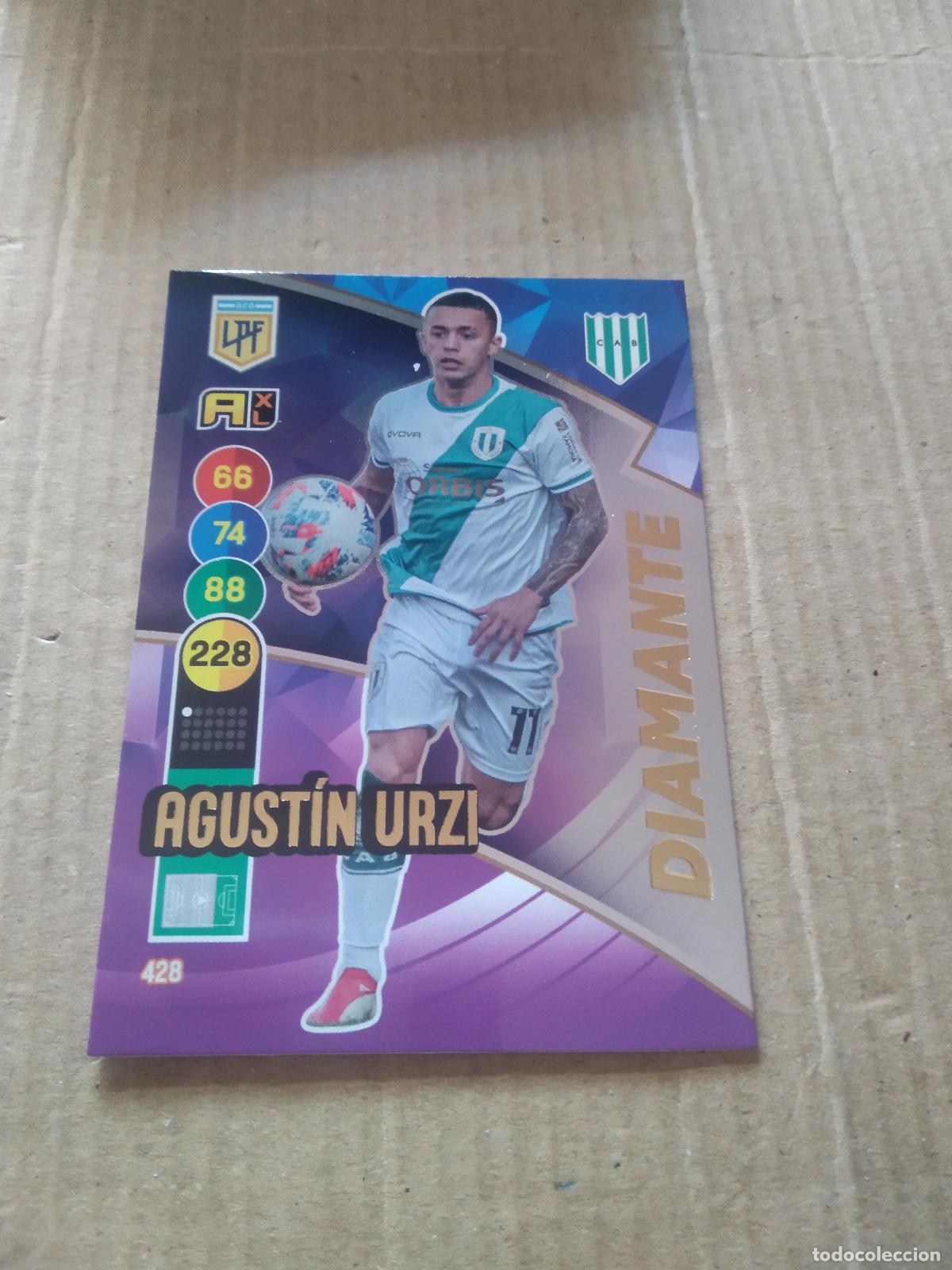 Cromos de F&uacute;tbol: 428 AGUSTIN URZI BANFIELD CROMO FUTBOL ARGENTINO PANINI LIGA ARGENTINA 2021 ADRENALYN