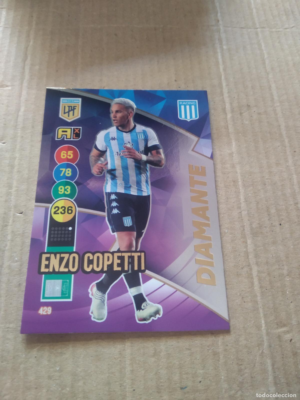 Cromos de F&uacute;tbol: 429 ENZO COPETTI RACING CROMO FUTBOL ARGENTINO PANINI LIGA ARGENTINA 2021 ADRENALYN