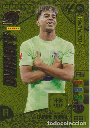 Cromos de F&uacute;tbol: LAMINE YAMAL 2024-25 - DYNASTY BAL&Oacute;N DE ORO - PANINI ADRENALYN XL LA LIGA 2024-25
