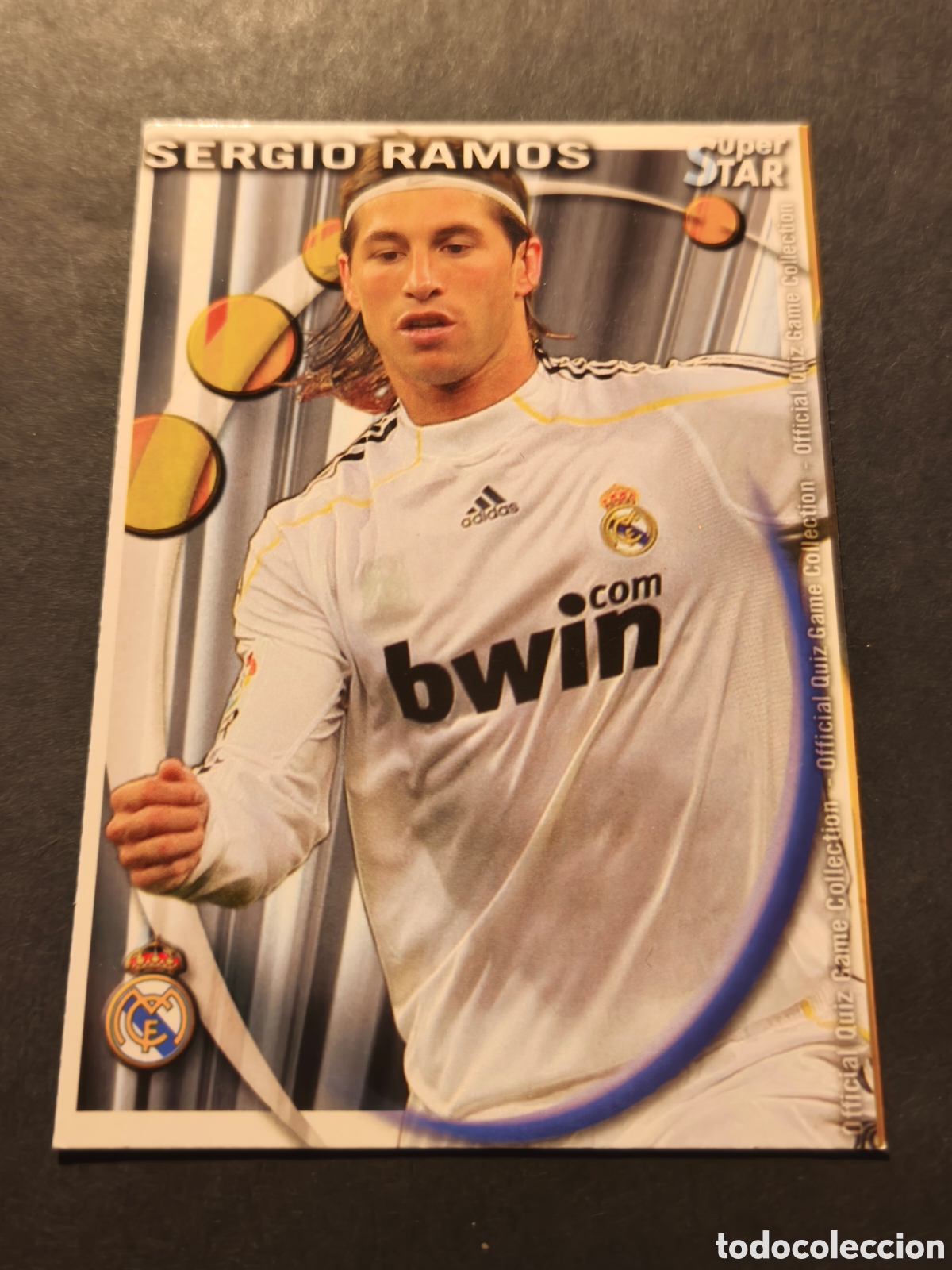 Cromos de F&uacute;tbol: 51 SERGIO RAMOS REAL MADRID MUNDICROMO 2011 SUPER STAR MATE