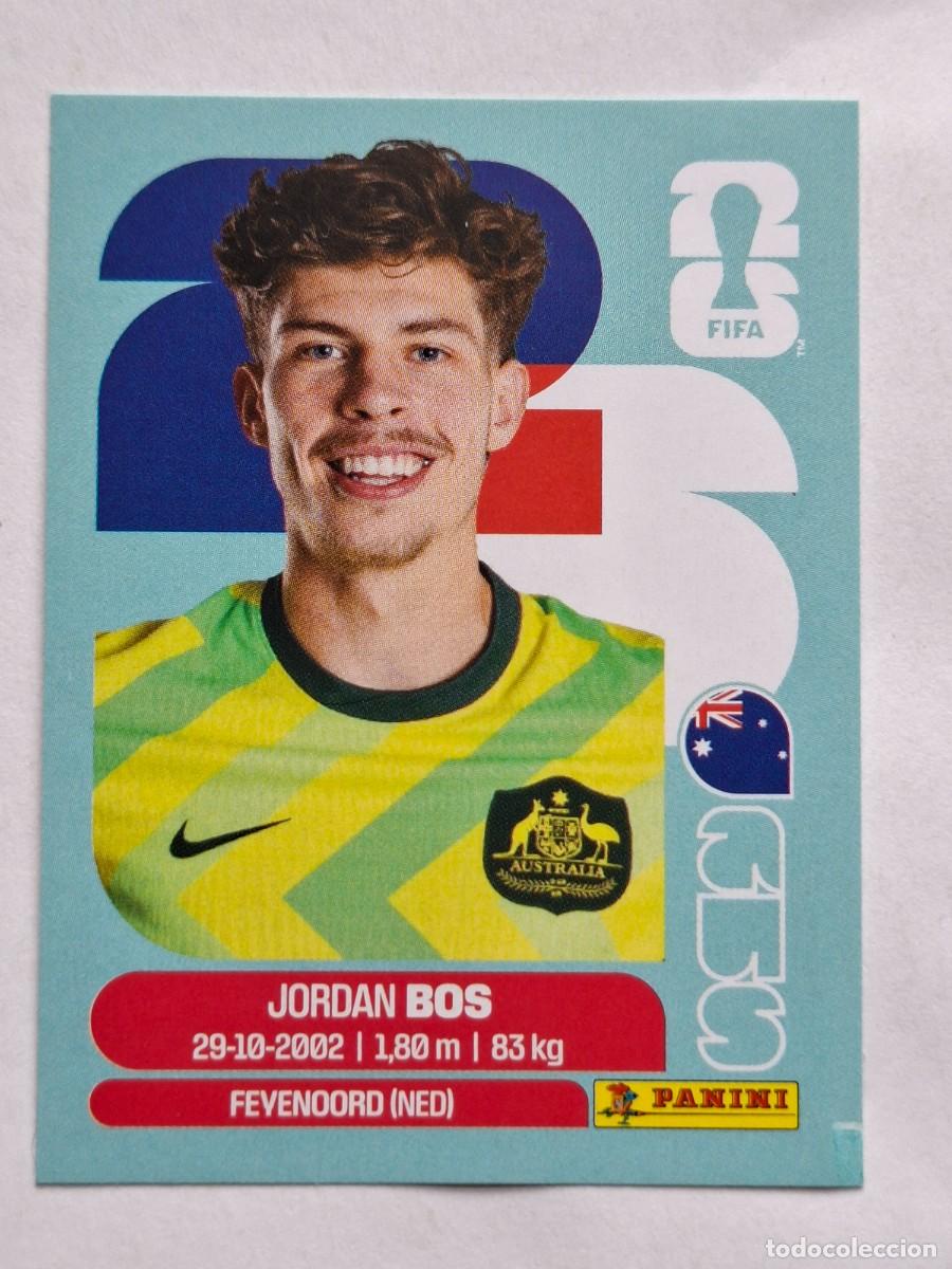 Cromos de F&uacute;tbol: #AUS 6 JORDAN BOS (Australia) - Panini FIFA World Cup 2026 Sticker