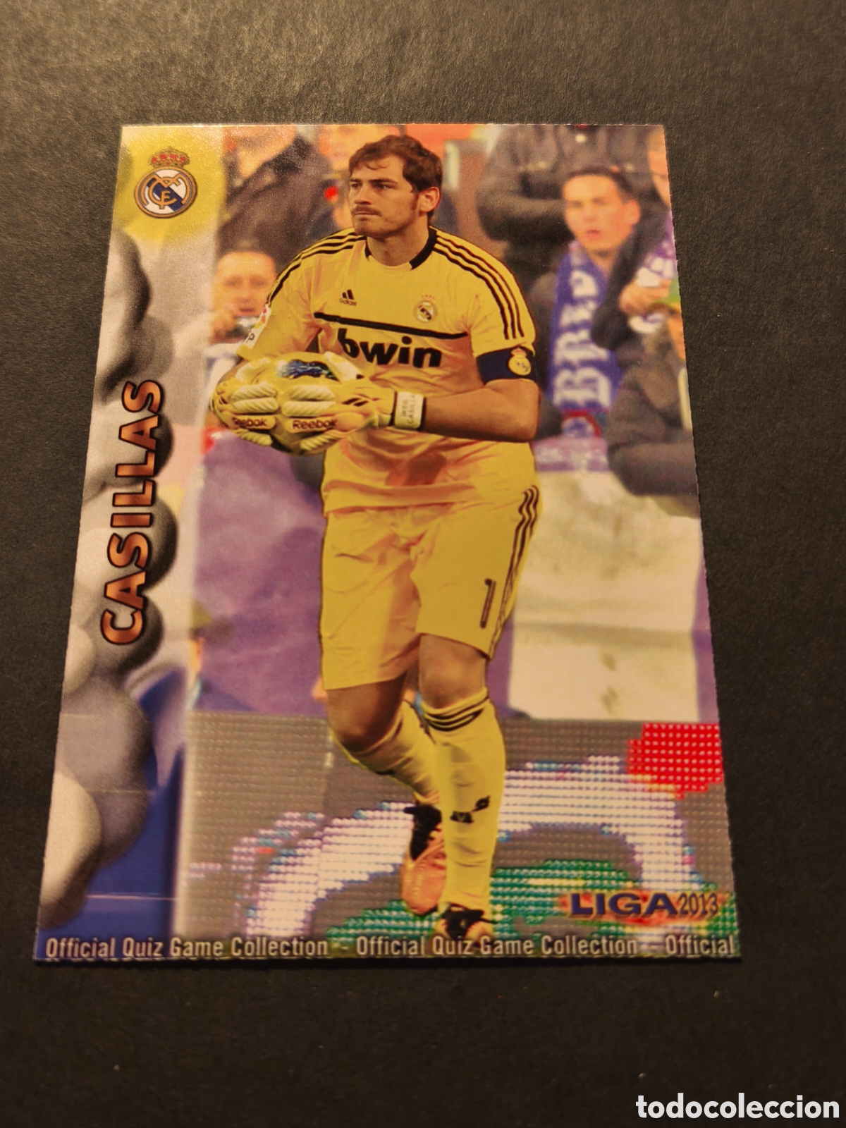 Cromos de F&uacute;tbol: 4 IKER CASILLAS REAL MADRID MUNDICROMO LAS FICHAS DE LA LIGA 2013