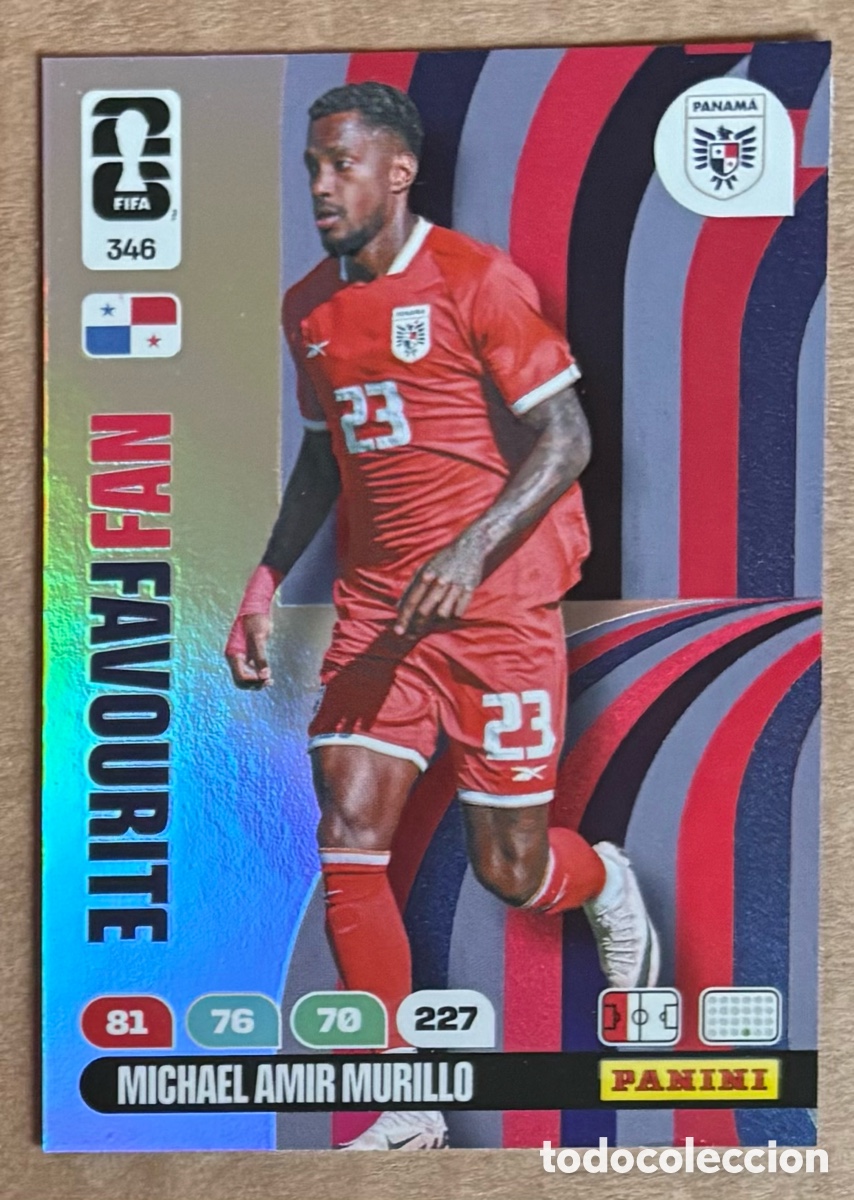 Cromos de F&uacute;tbol: MICHAEL AMIR MURILLO (PANAM&Aacute;). CARTA FAN FAVOURITE PANINI ANDRENALYN FIFA WORLD CUP 2026. #190