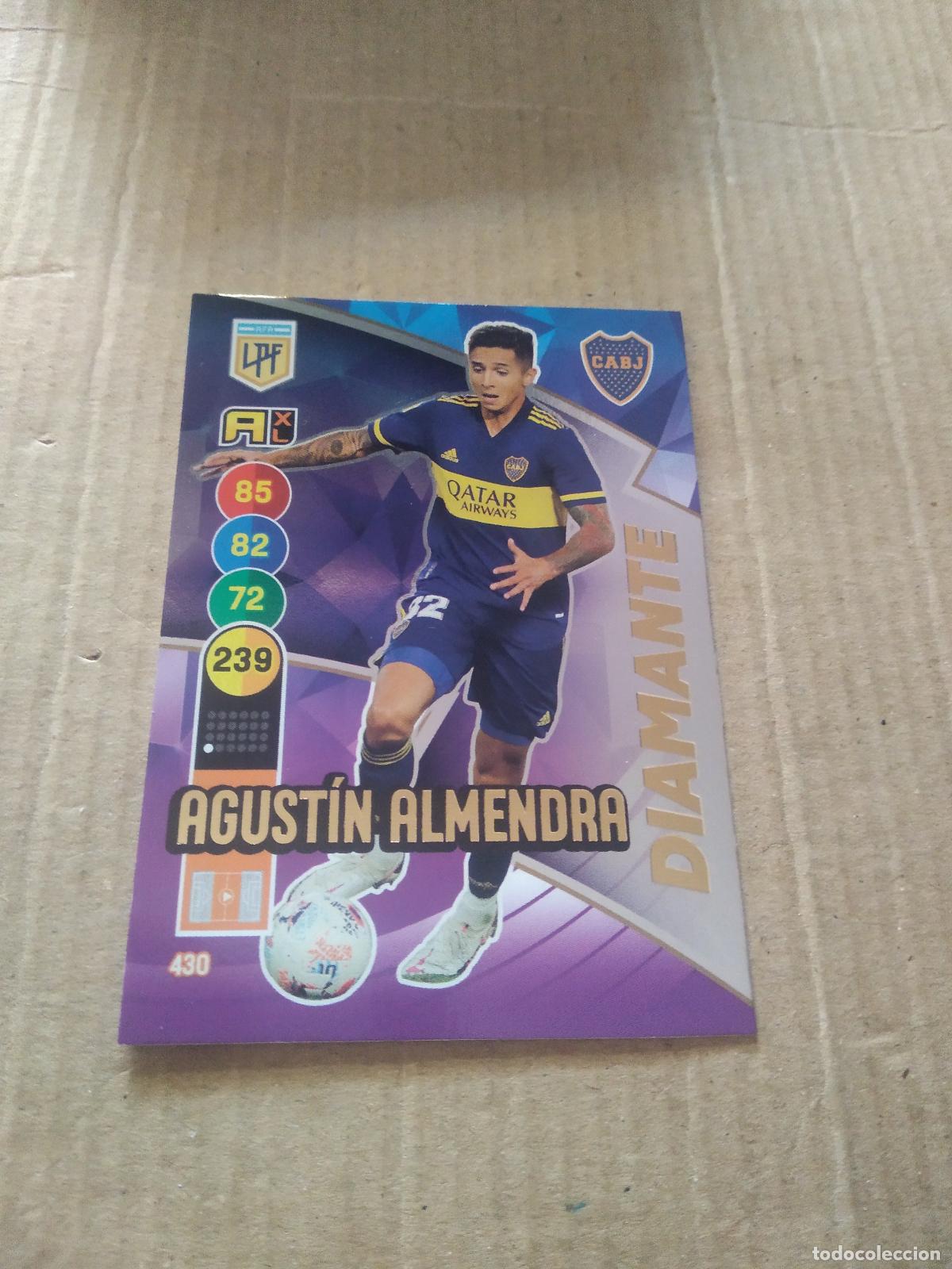 Cromos de F&uacute;tbol: 430 AGUSTIN ALMENDRA BOCA JUNIORS CROMO FUTBOL ARGENTINO PANINI LIGA ARGENTINA 2021 ADRENALYN
