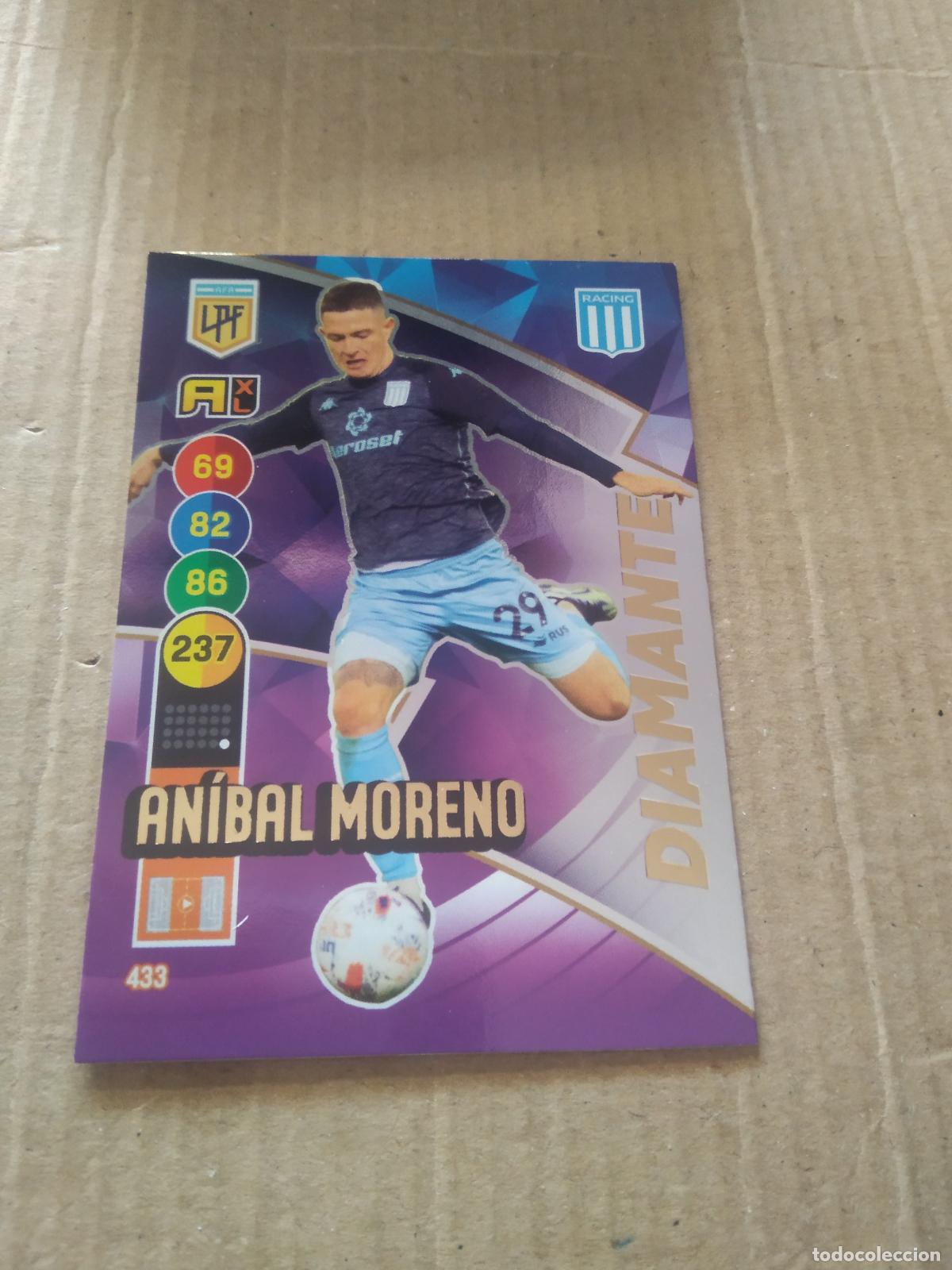 Cromos de F&uacute;tbol: 433 ANIBAL MORENO RACING CROMO FUTBOL ARGENTINO PANINI LIGA ARGENTINA 2021 ADRENALYN