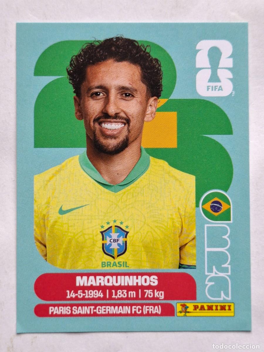 Cromos de F&uacute;tbol: #BRA 4 MARQUINHOS (Brazil) - Panini FIFA World Cup 2026 Sticker