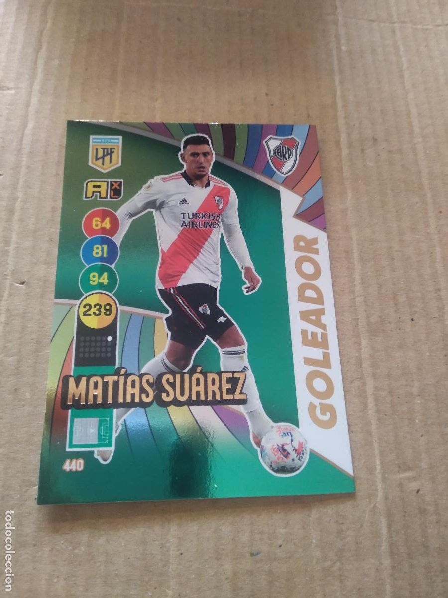 Cromos de F&uacute;tbol: 440 MATIAS SUAREZ RIVER PLATE CROMO FUTBOL ARGENTINO PANINI LIGA ARGENTINA 2021 ADRENALYN