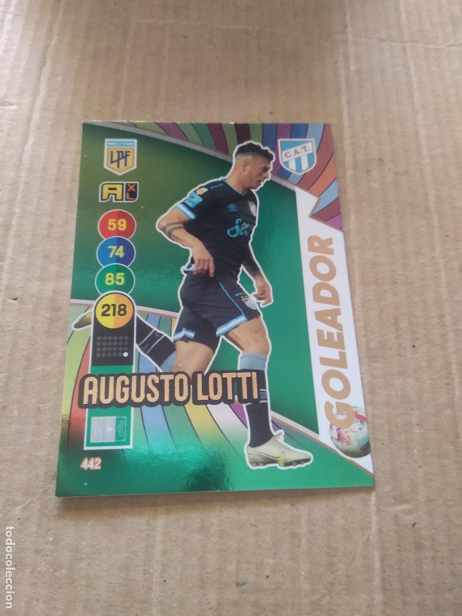 Cromos de F&uacute;tbol: 442 AUGUSTO LOTTI ATLETICO TUCUMAN CROMO FUTBOL ARGENTINO PANINI LIGA ARGENTINA 2021 ADRENALYN