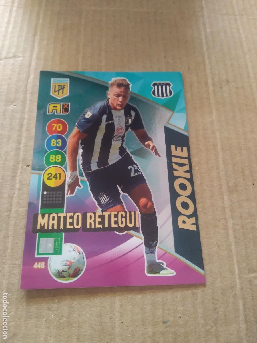 Cromos de F&uacute;tbol: 446 MATEO RETEGUI TALLERES CROMO FUTBOL ARGENTINO PANINI LIGA ARGENTINA 2021 ADRENALYN