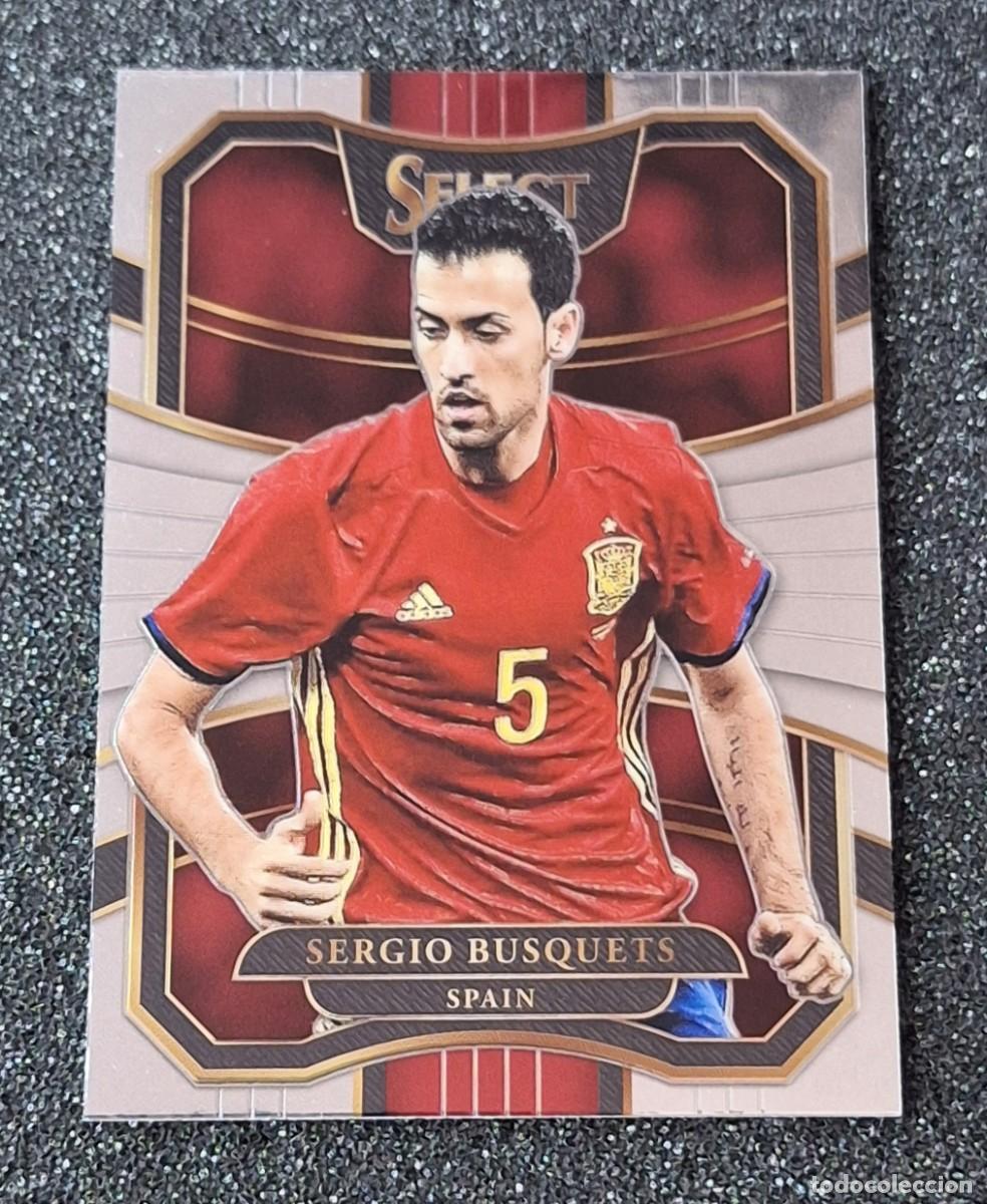 Cromos de F&uacute;tbol: Sergio Busquets Espa&ntilde;a Panini Select Soccer 2017-18 #32