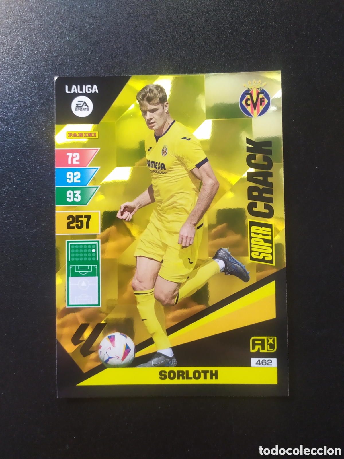 Cartes &agrave; collectionner de Football: Adrenalyn 2023 2024 23 24 panini Sorloth super crack n&deg; 462 Villarreal