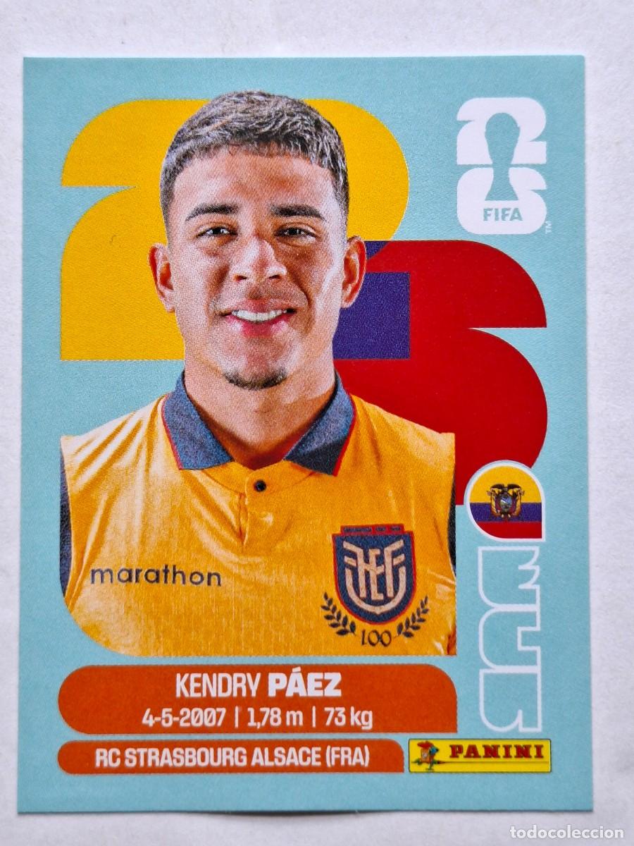 Football Stickers: #ECU 11 KENDRY PAEZ (Ecuador) - Panini FIFA World Cup 2026 Sticker