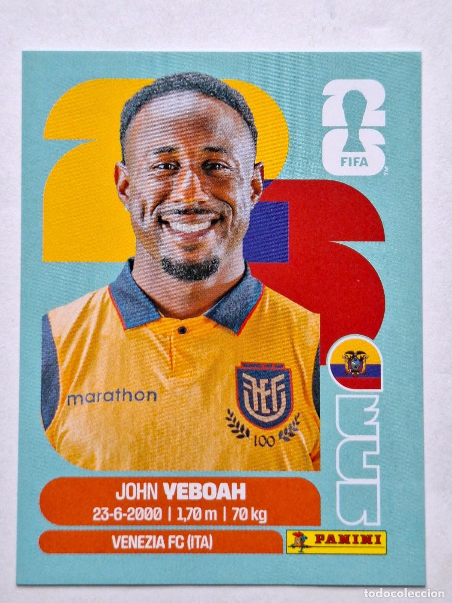 Football Stickers: #ECU 14 JOHN VEBOAH (Ecuador) - Panini FIFA World Cup 2026 Sticker