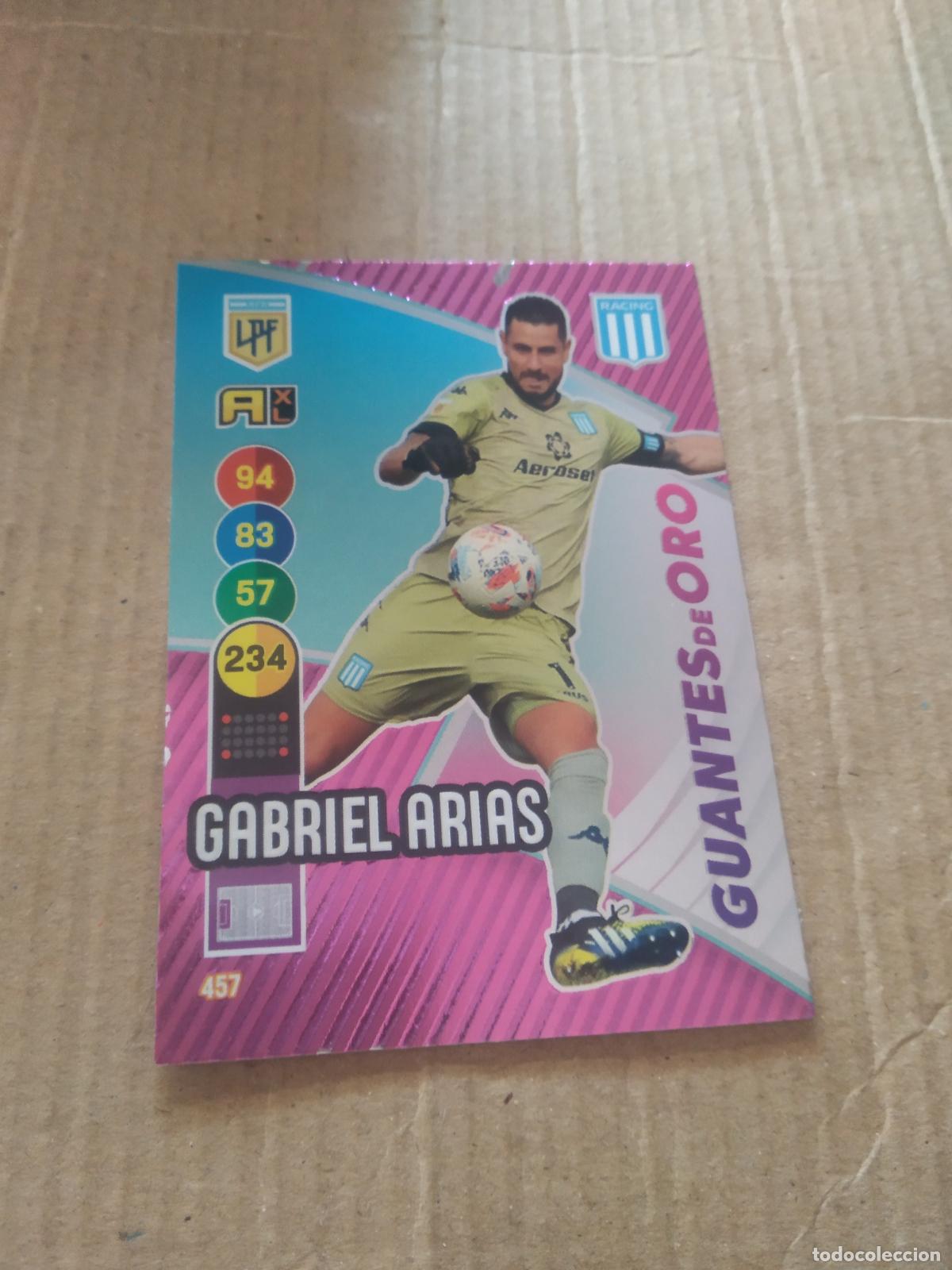 Cromos de F&uacute;tbol: 457 GABRIEL ARIAS RACING CROMO FUTBOL ARGENTINO PANINI LIGA ARGENTINA 2021 ADRENALYN