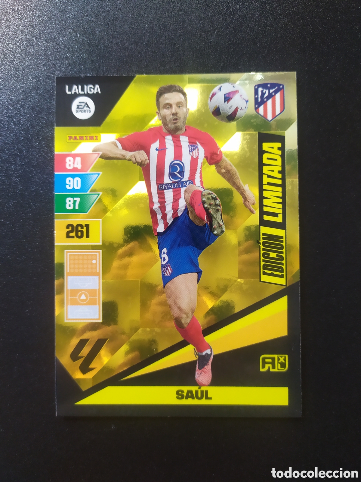 Cromos de F&uacute;tbol: Adrenalyn 2023 2024 23 24 panini Sa&uacute;l edicion limitada Atl&eacute;tico Madrid