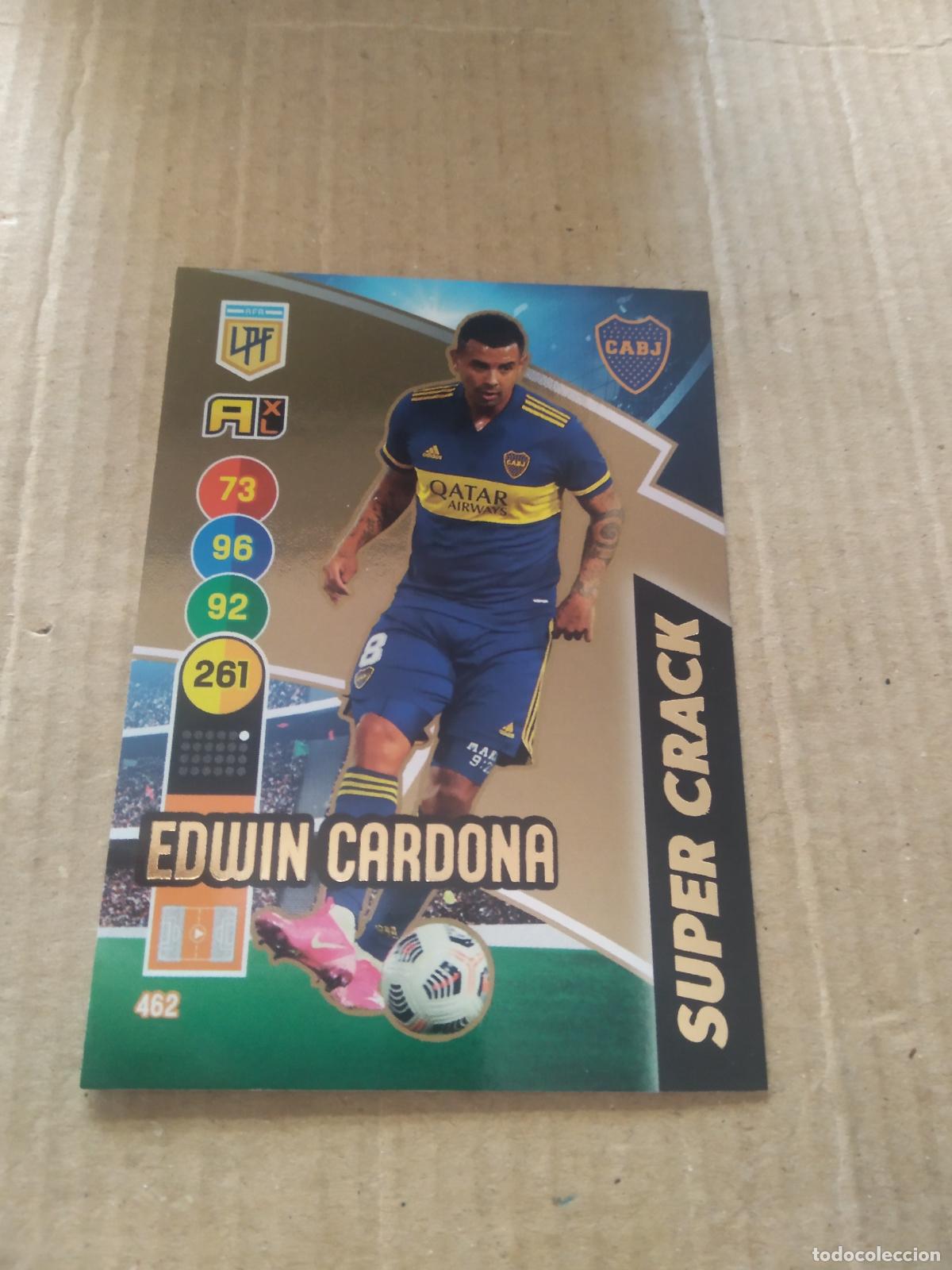 Cromos de F&uacute;tbol: 462 EDWIN CARDONA BOCA JUNIORS CROMO FUTBOL ARGENTINO PANINI LIGA ARGENTINA 2021 ADRENALYN