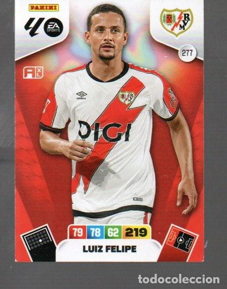 Cromos de F&uacute;tbol: CROMO DE FUTBOL XL ADRENALYN PANINI LIGA 2025/26 N&ordm; 277 DE RAYO VALLECANO LUIZ FELIPE