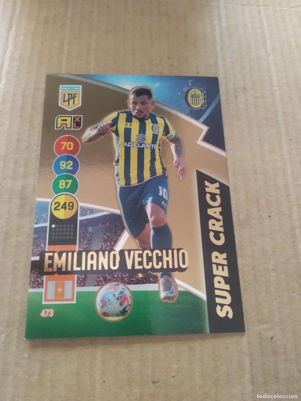 Cromos de F&uacute;tbol: 473 EMILIANO VECCHIO ROSARIO CENTRAL CROMO FUTBOL ARGENTINO PANINI LIGA ARGENTINA 2021 ADRENALYN