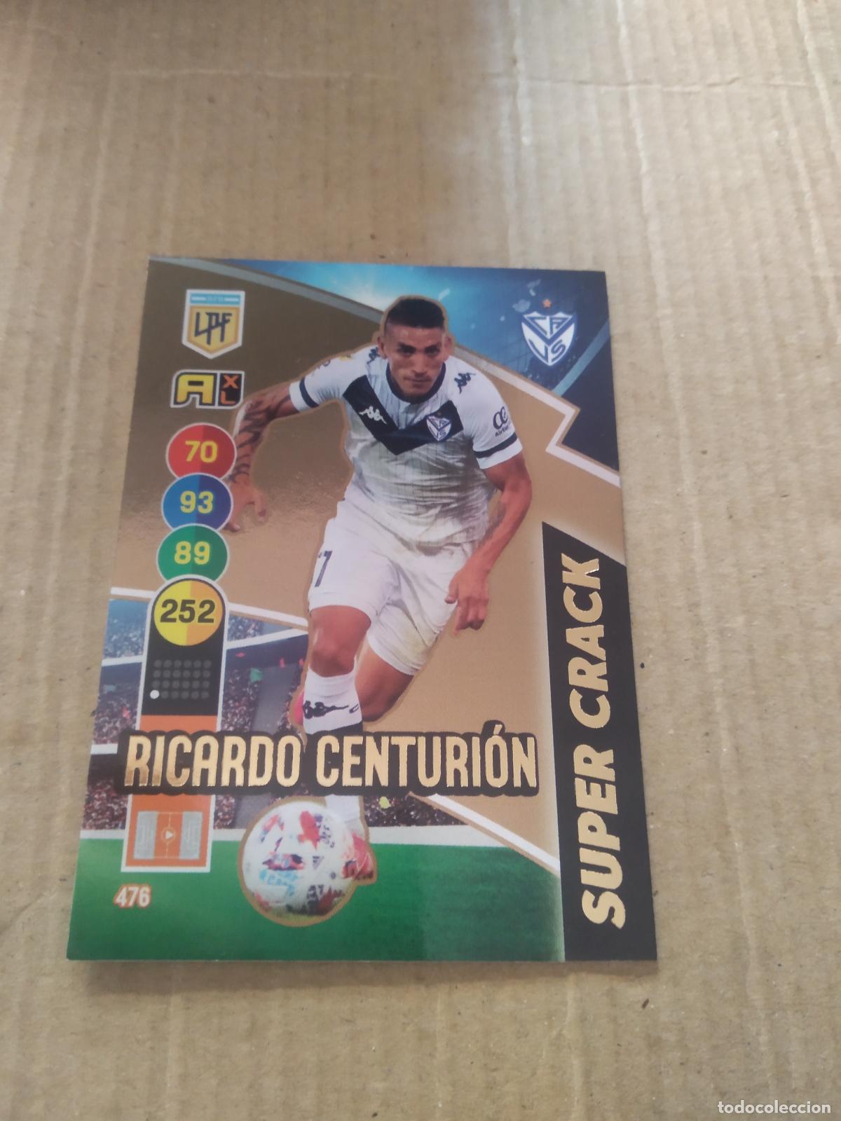 Cromos de F&uacute;tbol: 476 RICARDO CENTURION VELEZ CROMO FUTBOL ARGENTINO PANINI LIGA ARGENTINA 2021 ADRENALYN