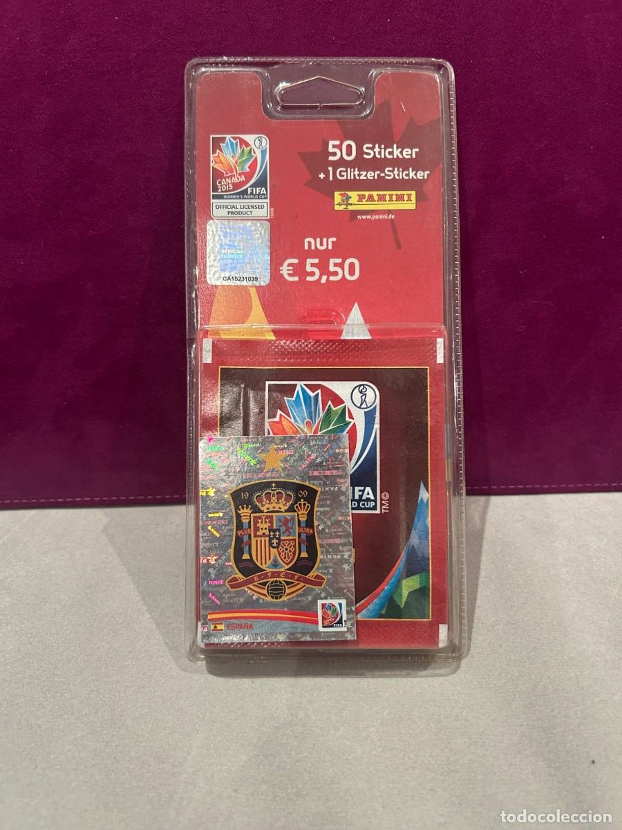 Cromos de F&uacute;tbol: Bl&iacute;ster de Sobres con Escudo de Espa&ntilde;a - Panini - FIFA WORLD CUP SUD&Aacute;FRICA - 2009-2010