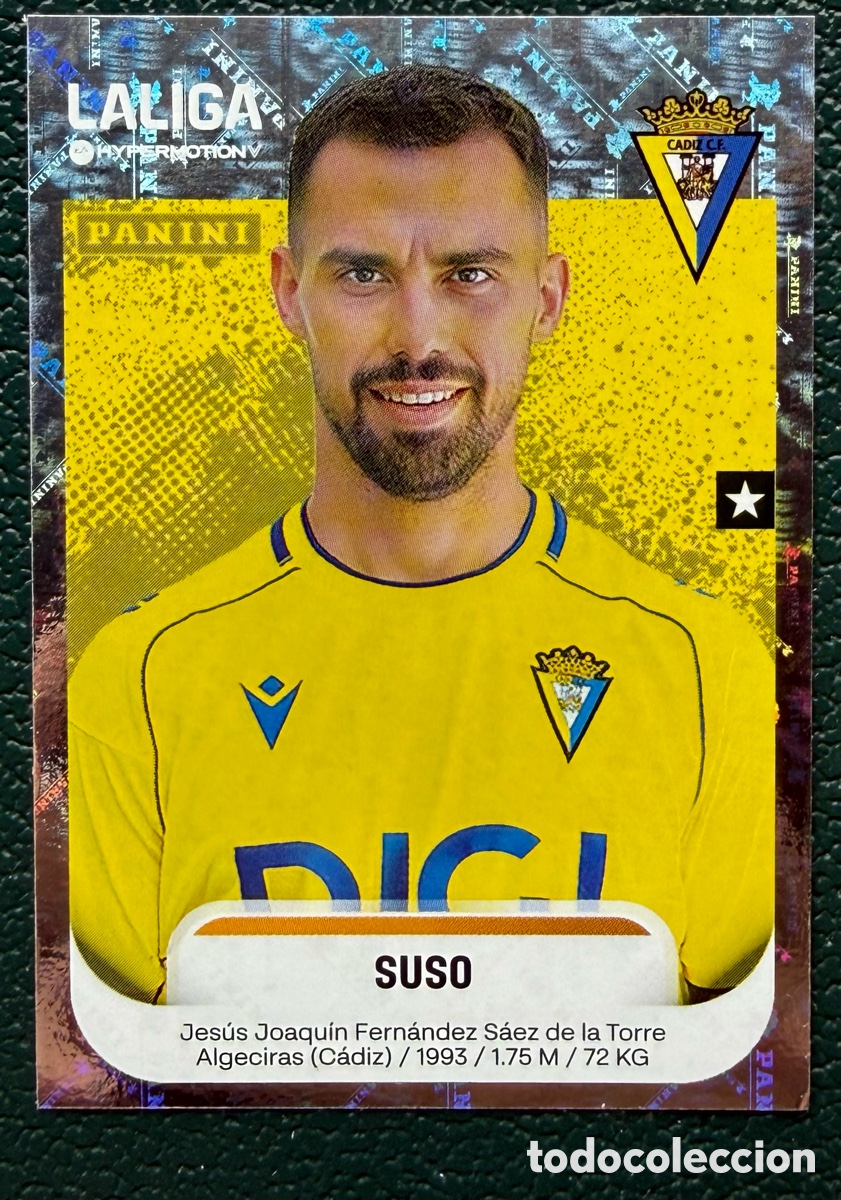 Cromos de Futebol: 91 SUSO CADIZ CF CROMOS ALBUM LA LIGA HYPERMOTION 2025 2026 25 26 PANINI