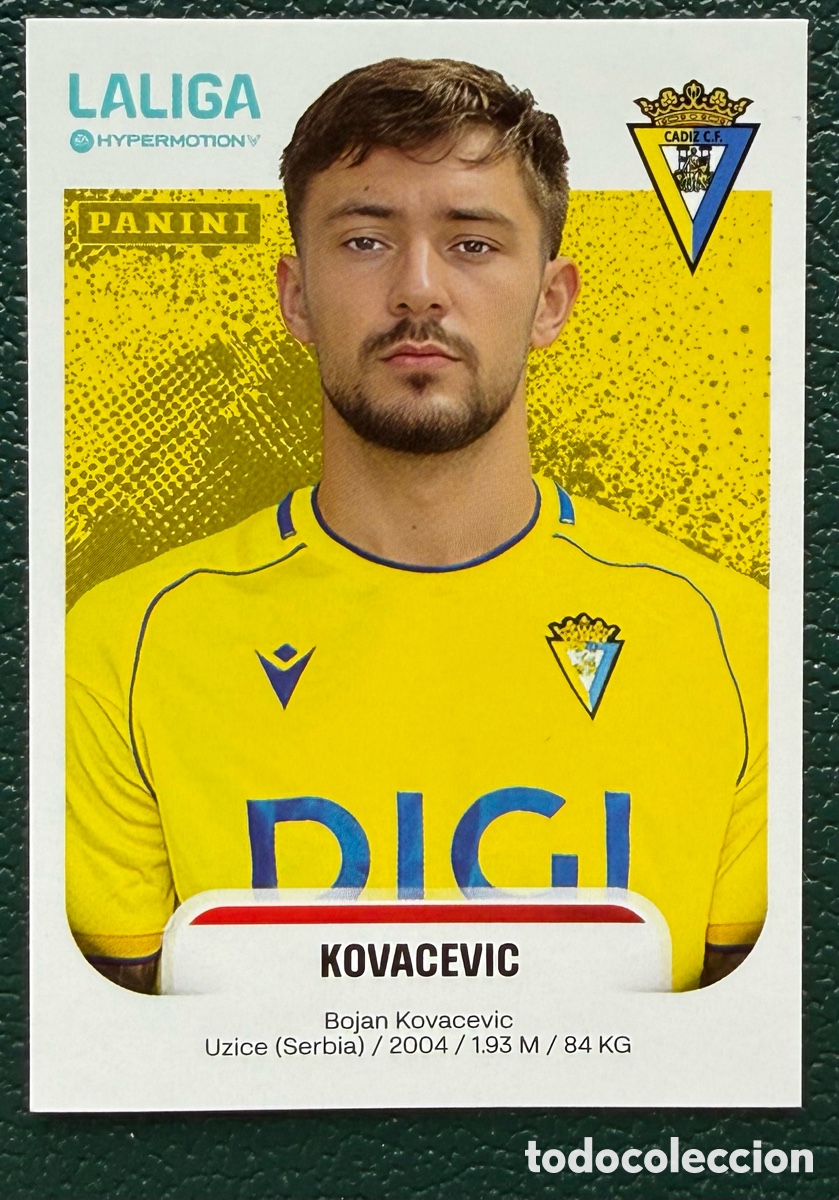 Cromos de Futebol: 84 KOVACEVIC CADIZ CF CROMOS ALBUM LA LIGA HYPERMOTION 2025 2026 25 26 PANINI