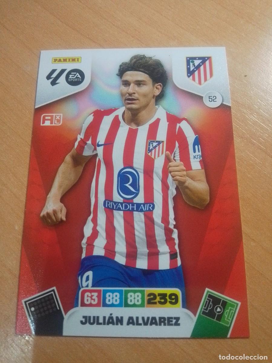 Cromos de Futebol: 52 JULI&Aacute;N &Aacute;LVAREZ DEL ATL&Eacute;TICO DE MADRID 25 26 ADRENALYN XL 2025 2026