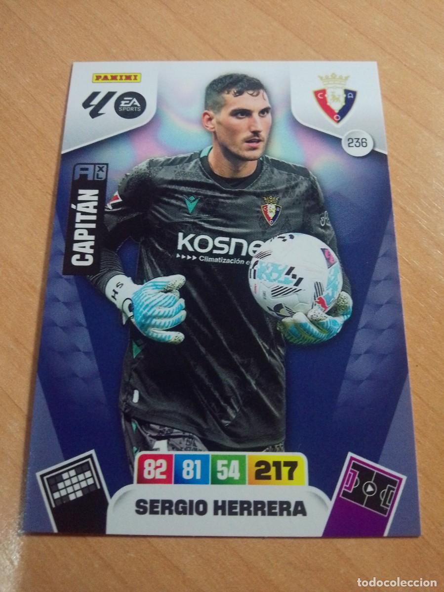 Cromos de Futebol: 236 SERGIO HERRERA PORTERO DEL OSASUNA 25 26 ADRENALYN XL 2025 2026