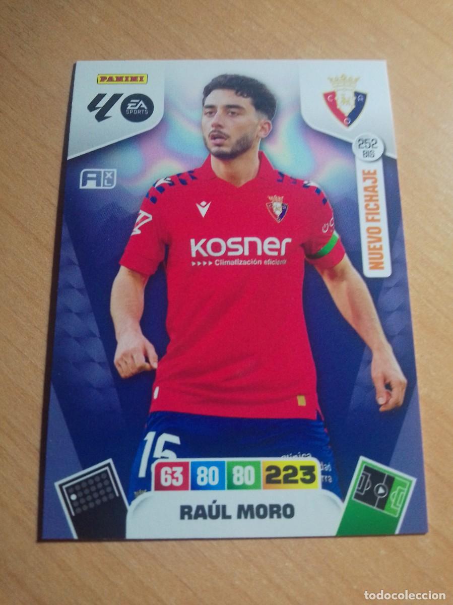 Cromos de F&uacute;tbol: 252 BIS RA&Uacute;L MORRO NUEVO FICHAJE DEL OSASUNA 25 26 ADRENALYN XL 2025 2026