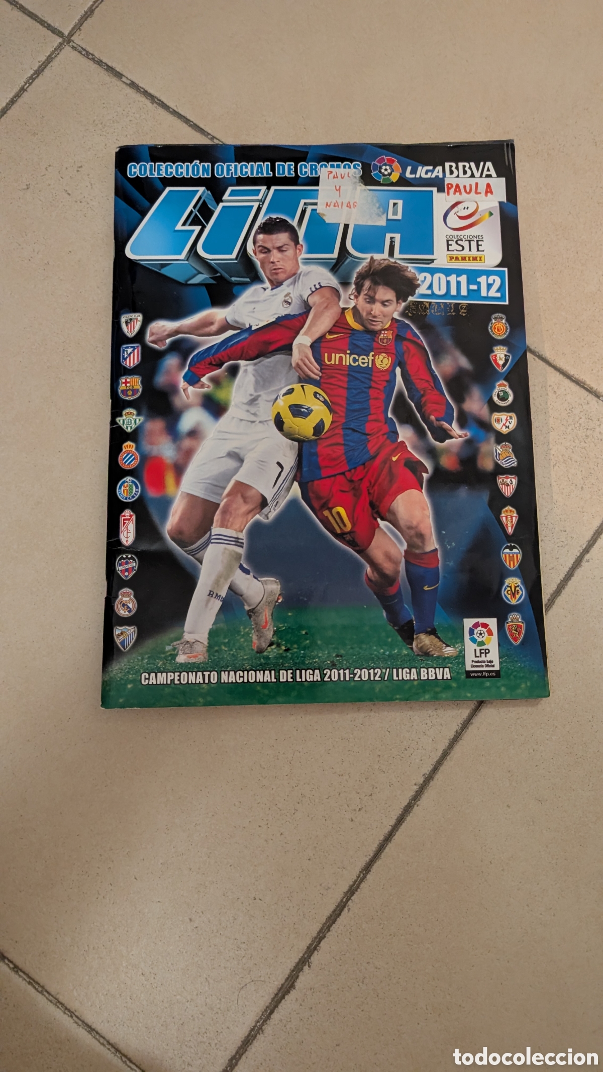 Cromos de F&uacute;tbol: ALBUM LIGA ESTE 2011/12 11 12 BASTANTE COMPLETO CON MUCHOS DOBLES Y 51 FICHAJES BUEN ESTADO