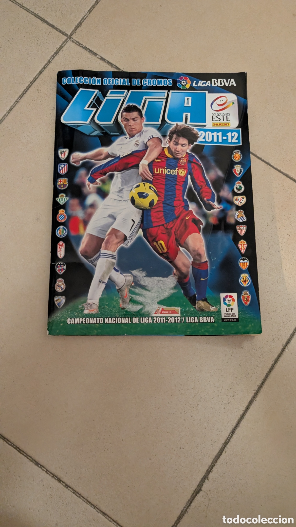 Cromos de F&uacute;tbol: ALBUM LIGA ESTE 2011/12 11 12 BASTANTE COMPLETO CON MUCHOS DOBLES Y 37 FICHAJES BUEN ESTADO