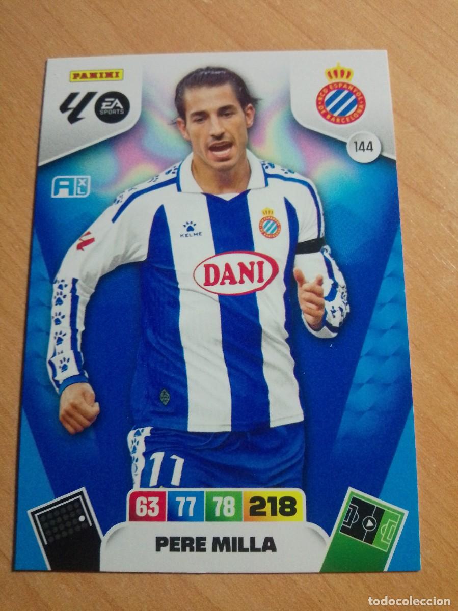 Cromos de F&uacute;tbol: 144 PERE MILLA DEL ESPANYOL 25 26 ADRENALYN XL 2025 2026