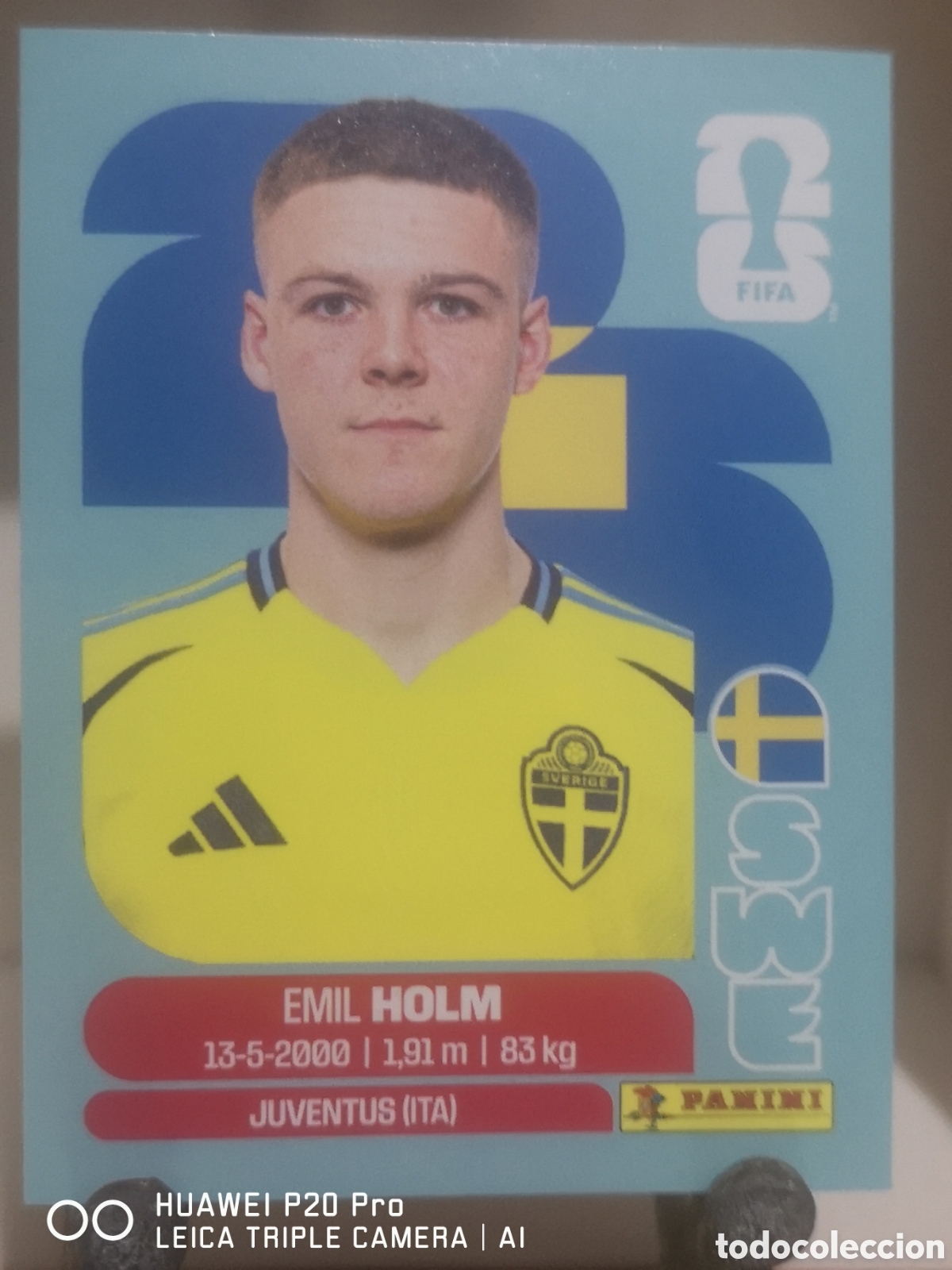 Cromos de F&uacute;tbol: FIFA WORLD CUP MUNDIAL 2026 EMIL HOLM - SWE 5