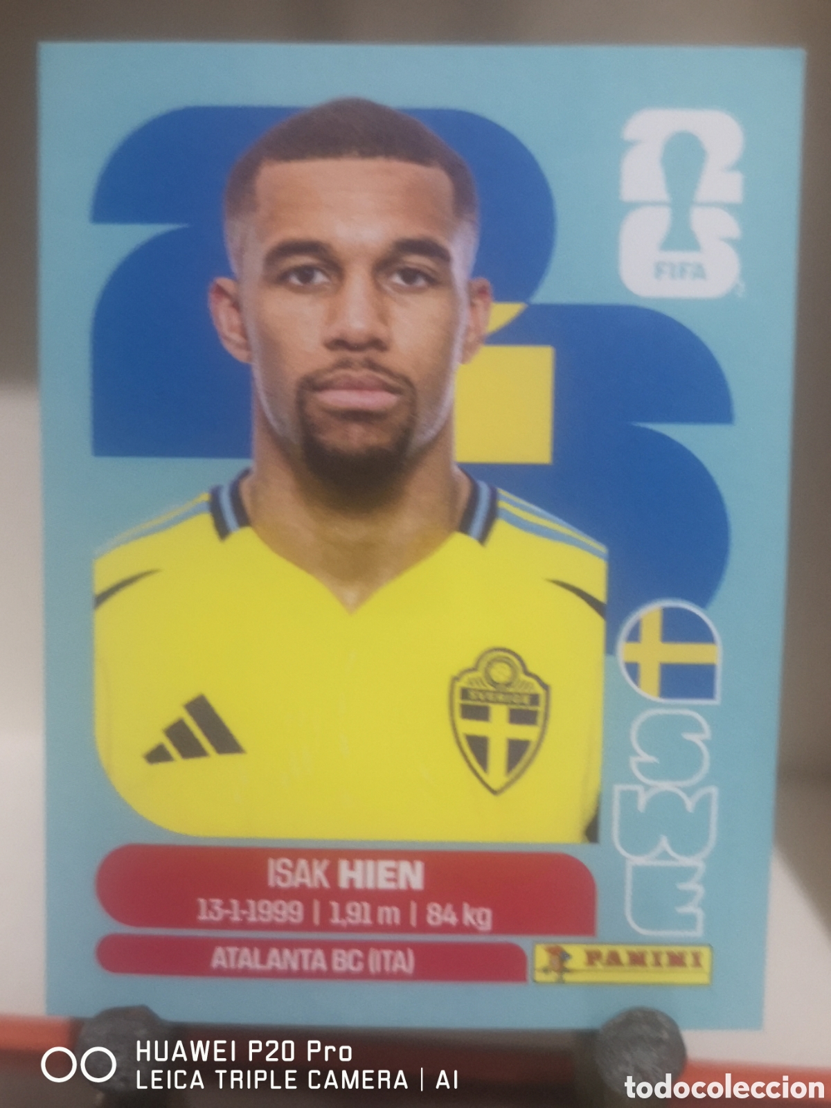 Cromos de F&uacute;tbol: FIFA WORLD CUP MUNDIAL 2026 ISAK HIEN - SWE 3