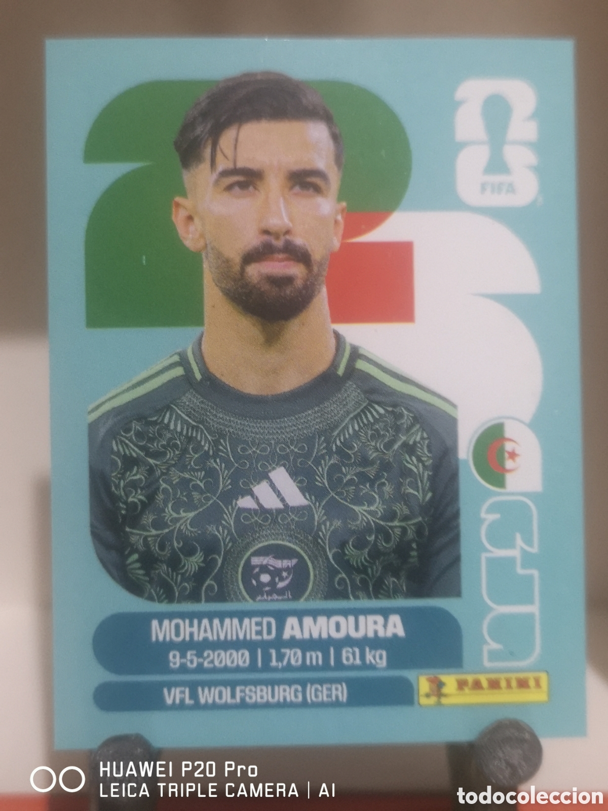 Football Stickers: FIFA WORLD CUP MUNDIAL 2026 AMOURA - ALG 20